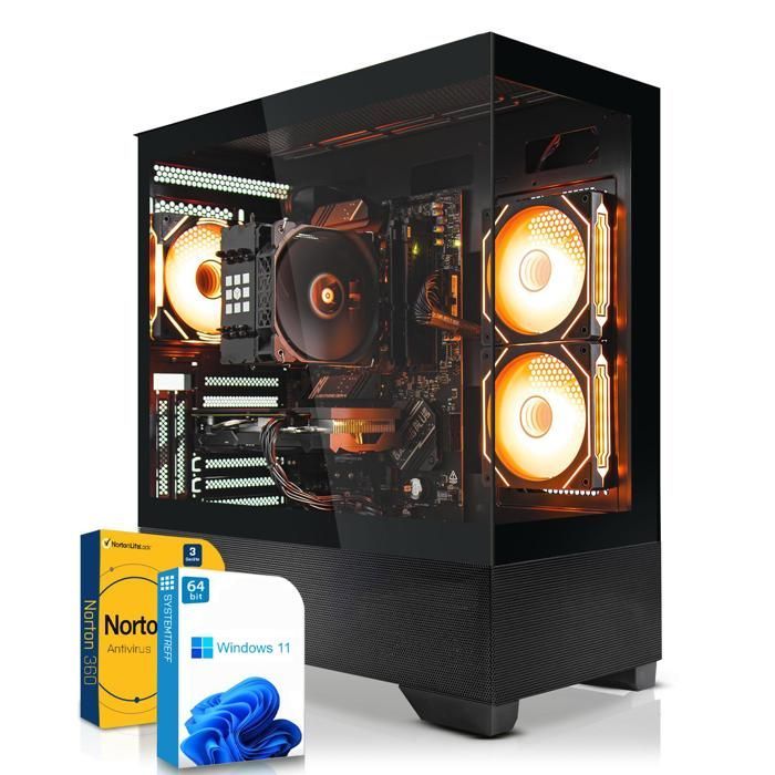 PC Gamer - AMD Ryzen 7 5700X - Nvidia GeForce RTX 5060 8Go - 32Go RAM - 1To M.2 NVMe- Windows 11 - WiFi-46