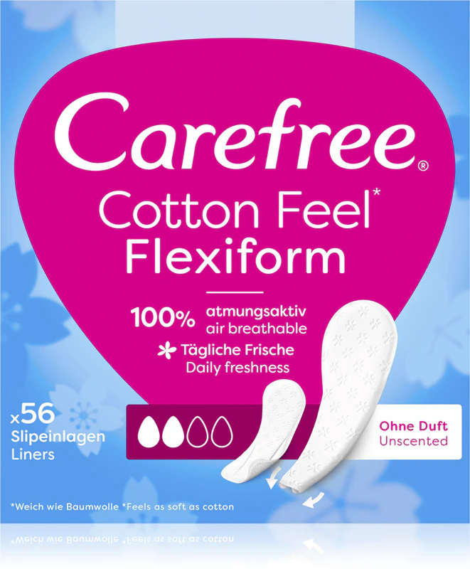 Intimky Carefree Cotton Flexiform bez parfemace