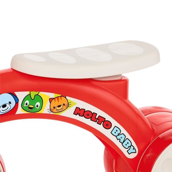 Porteur pour bébés My 1st Ride On Rouge - MOLTO - Gomme antidérapante - 4 roues