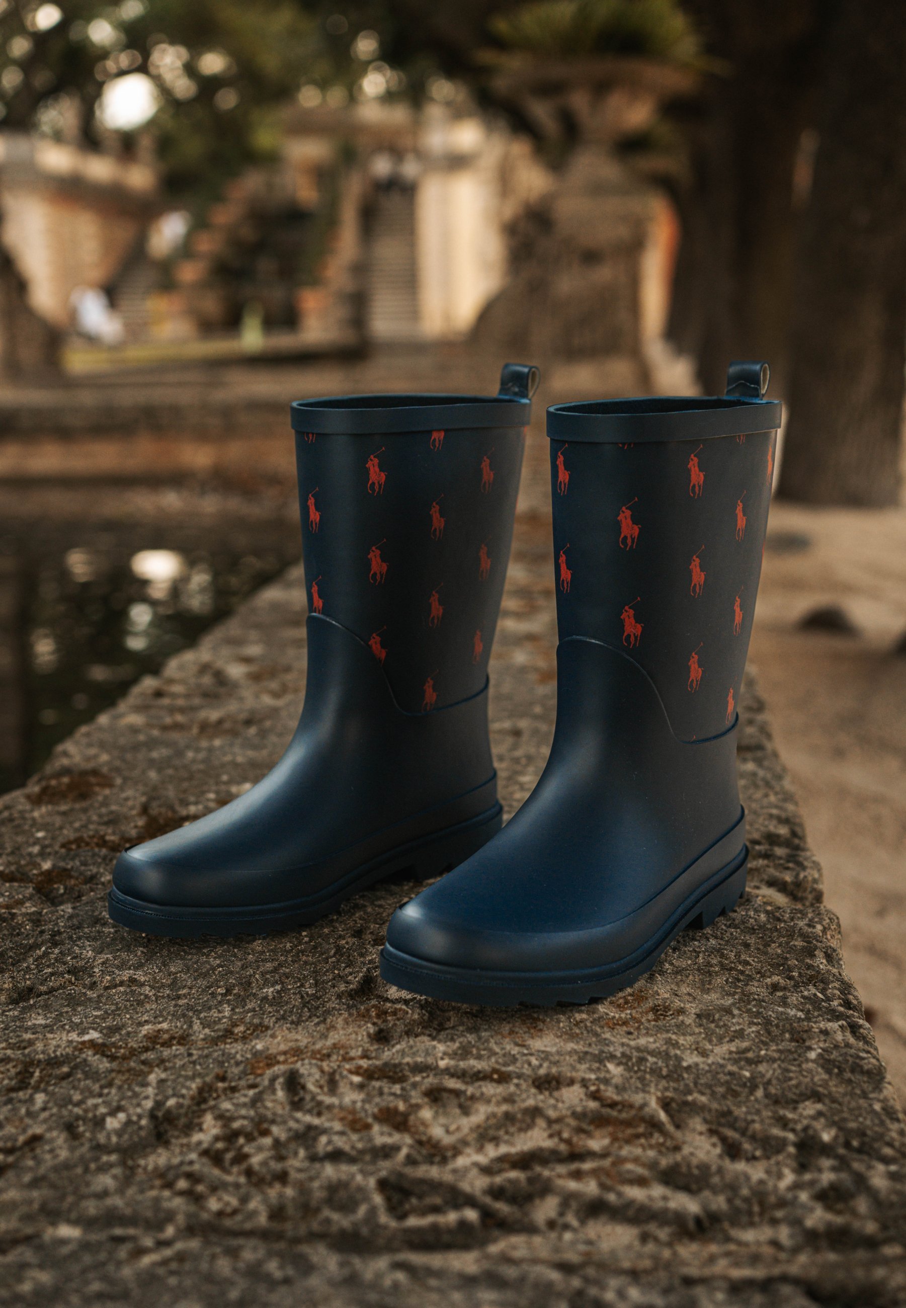 POLO RALPH LAUREN MISTY RAIN BOOT UNISEX - Holínky - navy