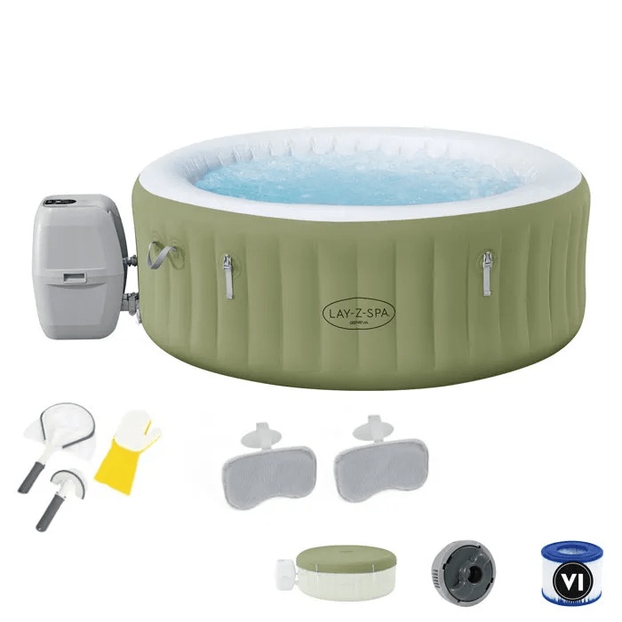 Lay-Z-Spa® ACAPULCO Airjet™ Round Inflatable Hot Tub 175 x 66 cm + Aquascan Vacuum