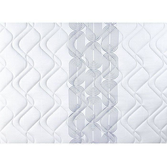 Ensemble matelas sommier  140x190 marque DUNLOPILLO - Hauteur 20 cm - Ressorts ensachés -5 zones - Equilibré - Fabriqué en France