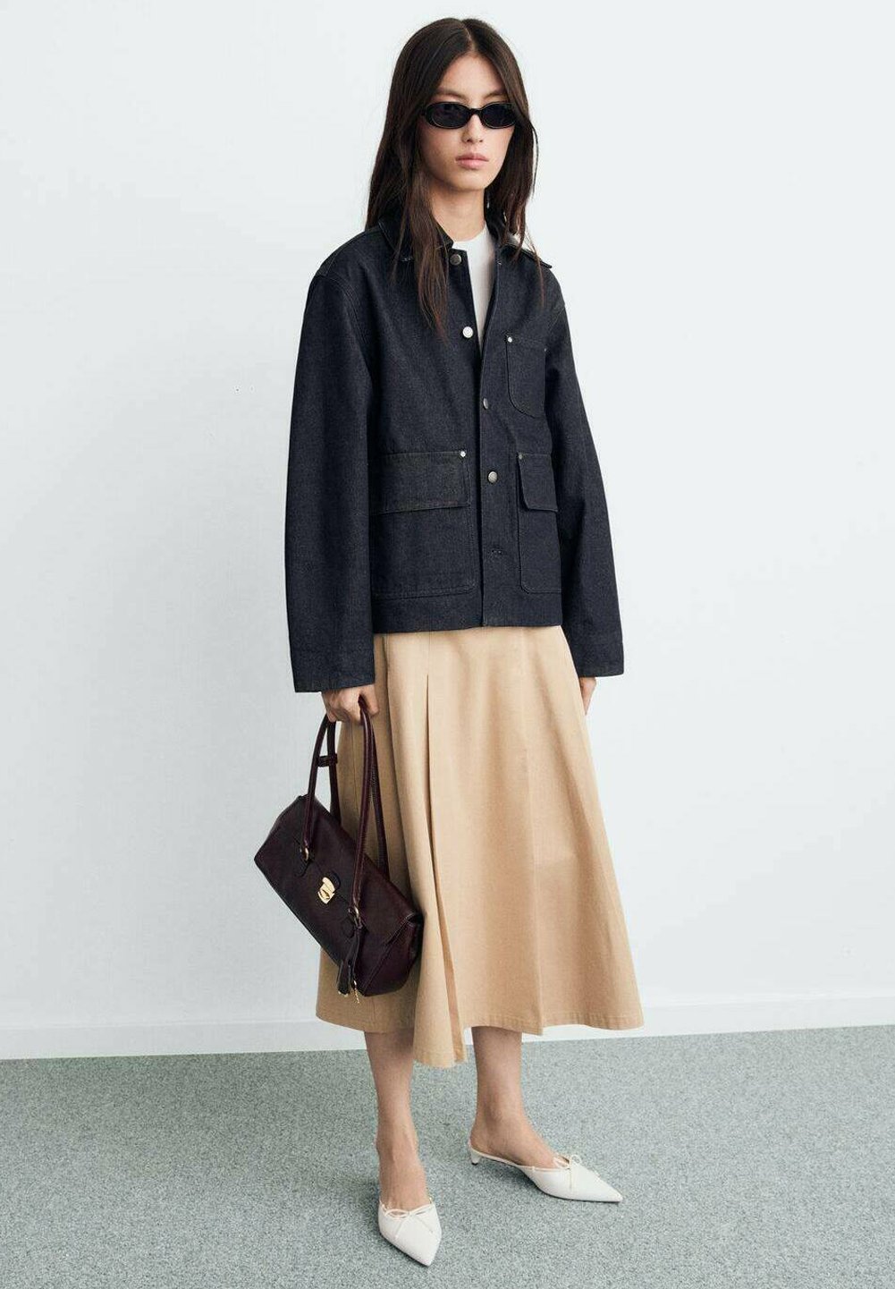 Giacca Mango Denim - blu aperto