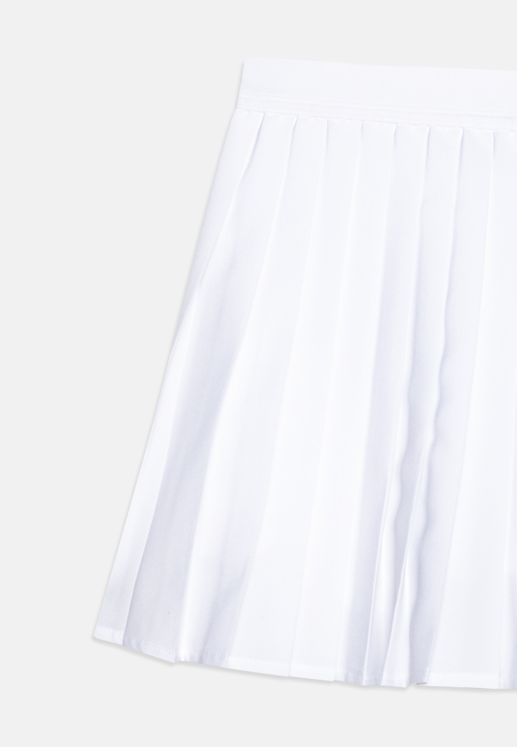 Lacoste TENISZSZOKNYA ESSENTIALS - A-vonalú szoknya - fehér