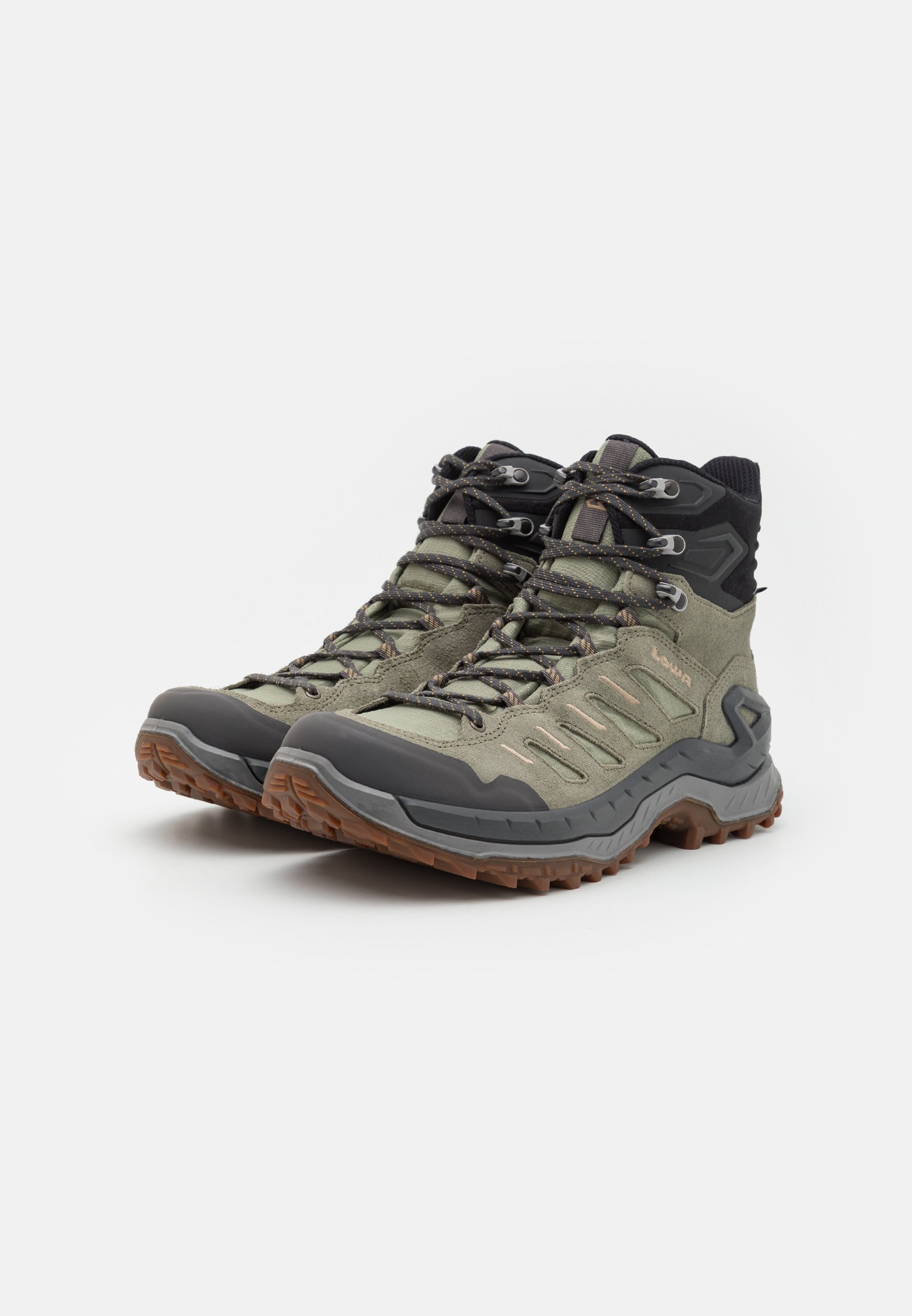 Lowa INNOVO GTX MID - Wandelschoenen - seegras/dune