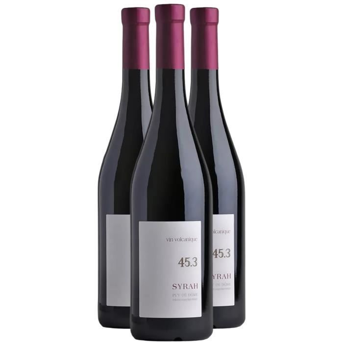 Syrah Rouge 2020 - Caja de 3 botellas de 75 cl - Maison Desprat-Saint Verny - Vino tinto del Valle del Loira - Denominación de origen IGP Puy-de-Dôme