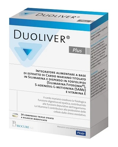 Complément alimentaire BIOCURE Duoliver Plus 24 comprimés