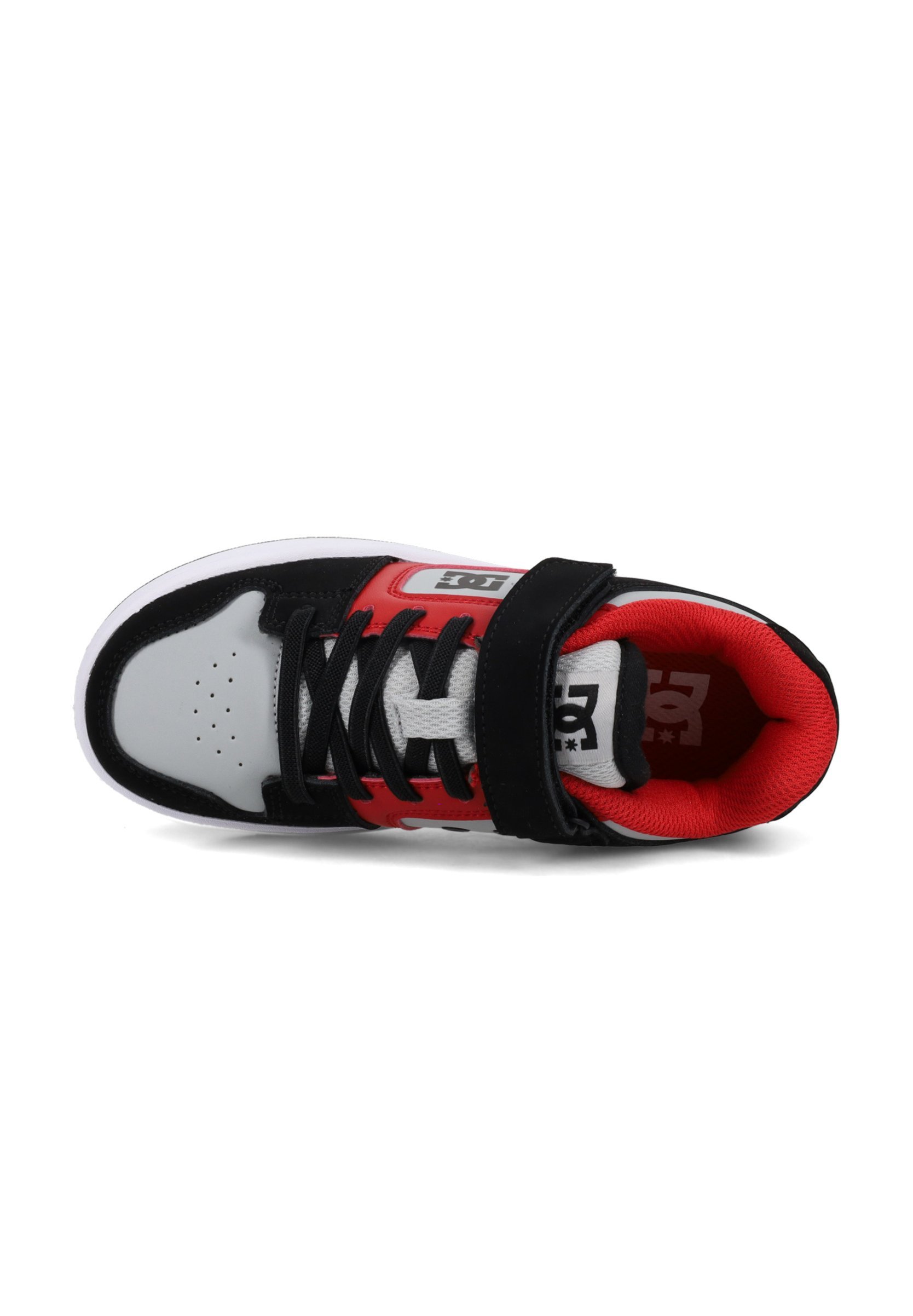 DC Shoes MANTECA - Sneakers - zwart/grijs/rood