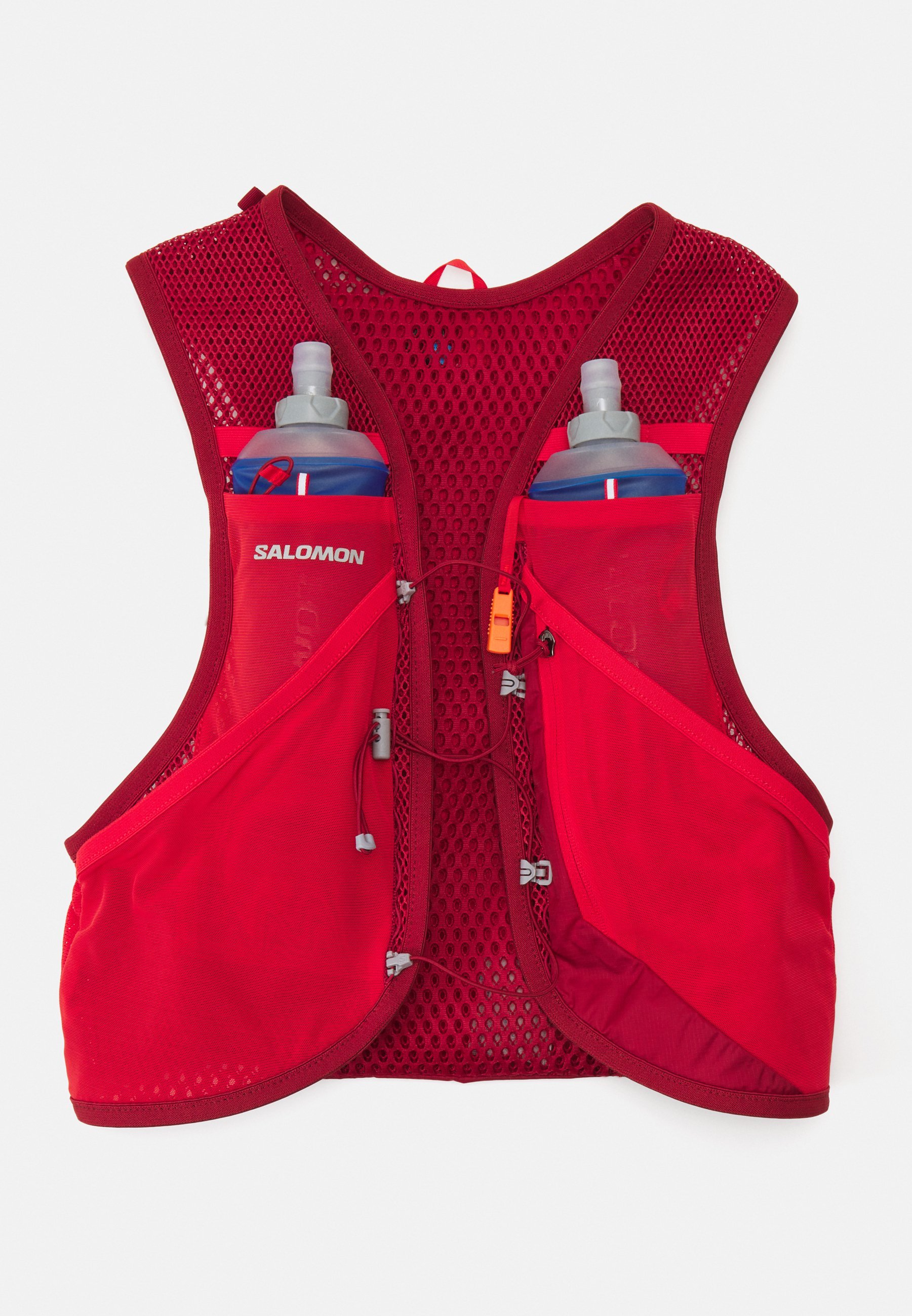 Salomon ACTIVE SKIN 4 SET UNISEX - Zaino idratazione - rosso dalia/rosso ad alto rischio