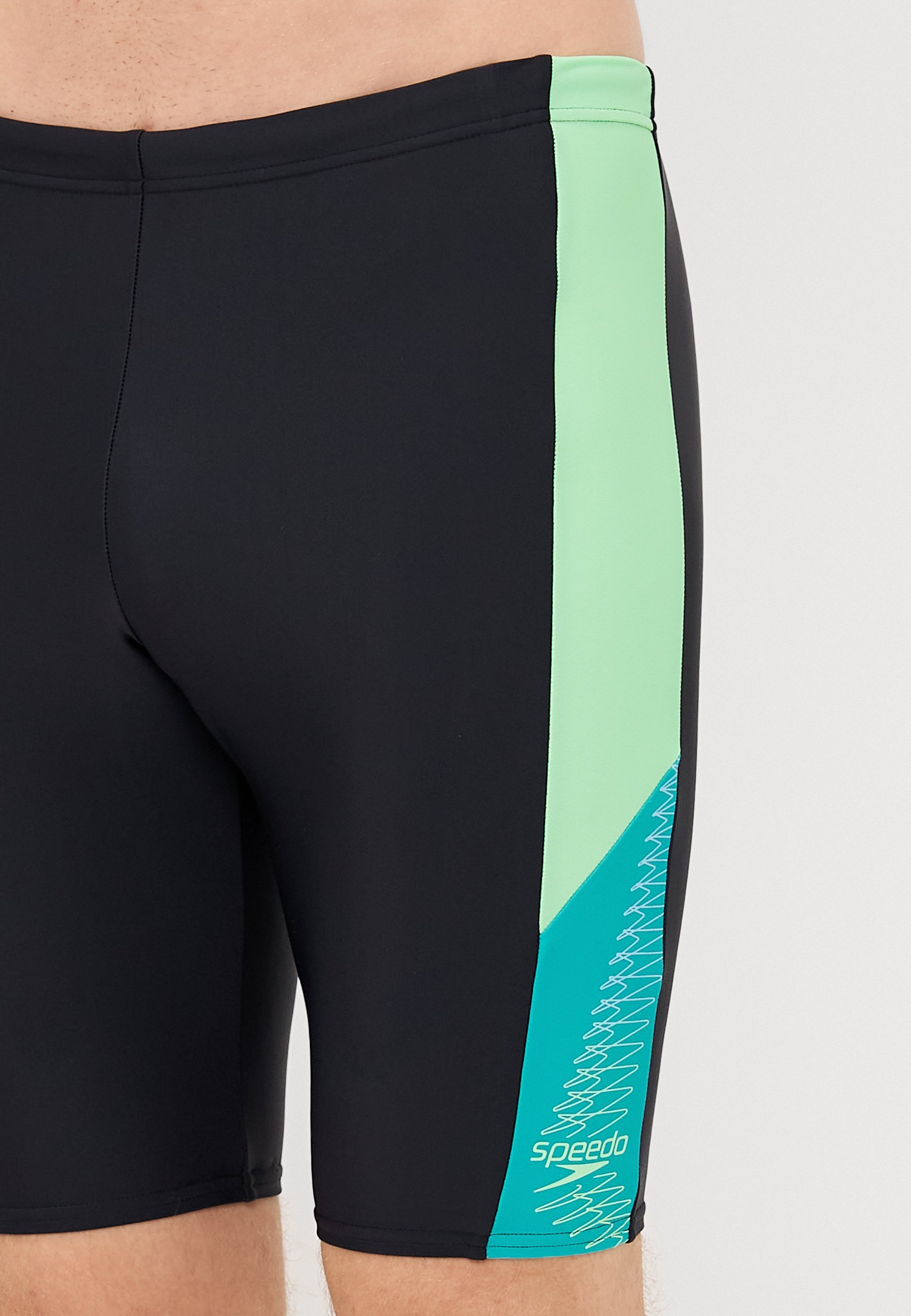 Costume da bagno Speedo da uomo - nero/turchese