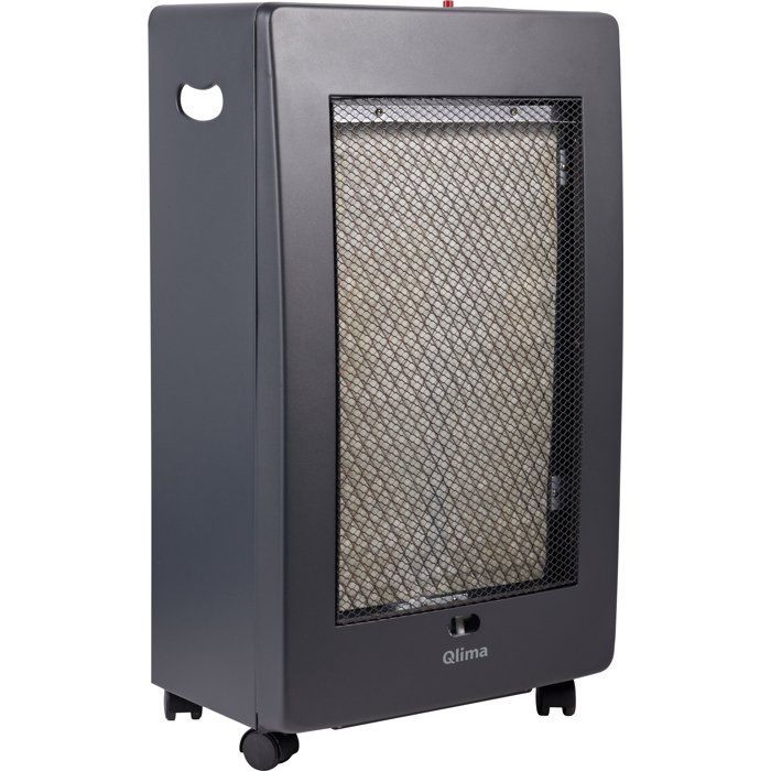 Poêle à gaz - Qlima - GH 825 C - 1300 W à 2500 W - Gaz catalytique - Allumage piezo - Jusqu'à 80 m³
