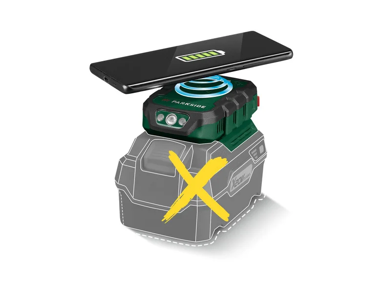 Adaptador de carregamento PARKSIDE® para bateria PWCA 20-Li A1, 20 V