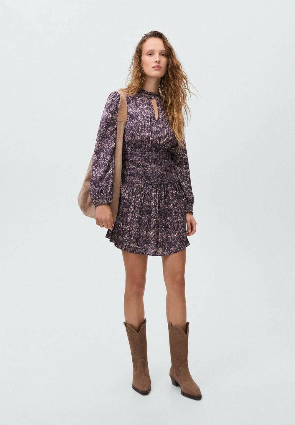 Robe de jour Mango Kids TEEN - violette