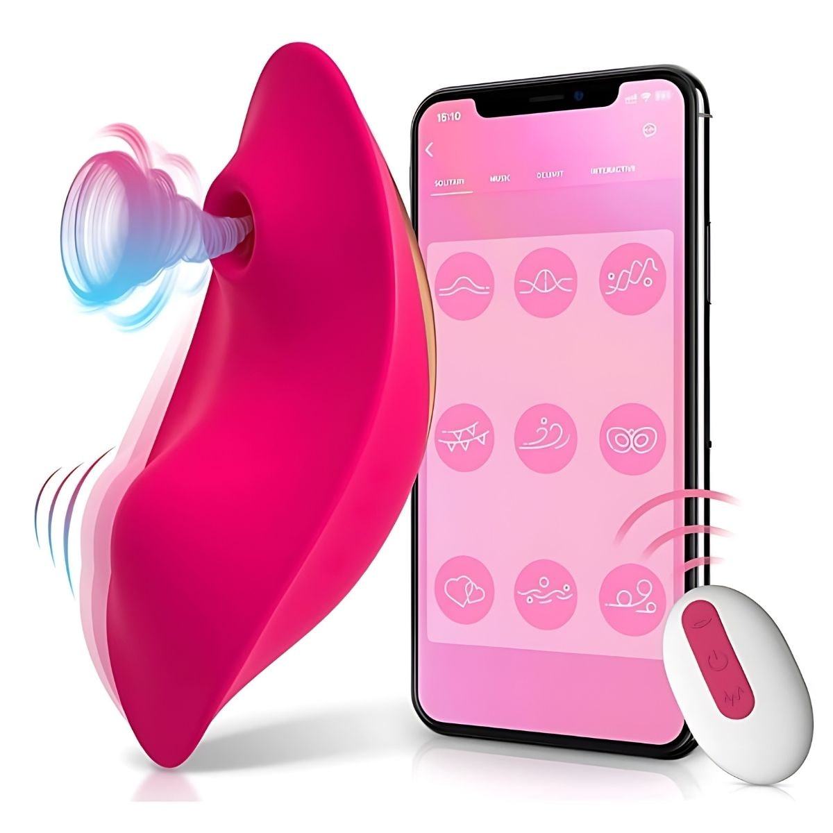 Intimni erotski dodatak Petal Secret vibrator - ruža