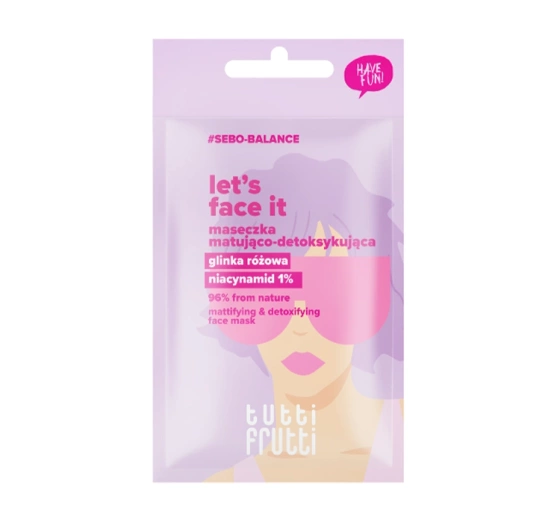 Farmona Tutti Frutti Let's Face It maseczka matująca do twarzy 7 g
