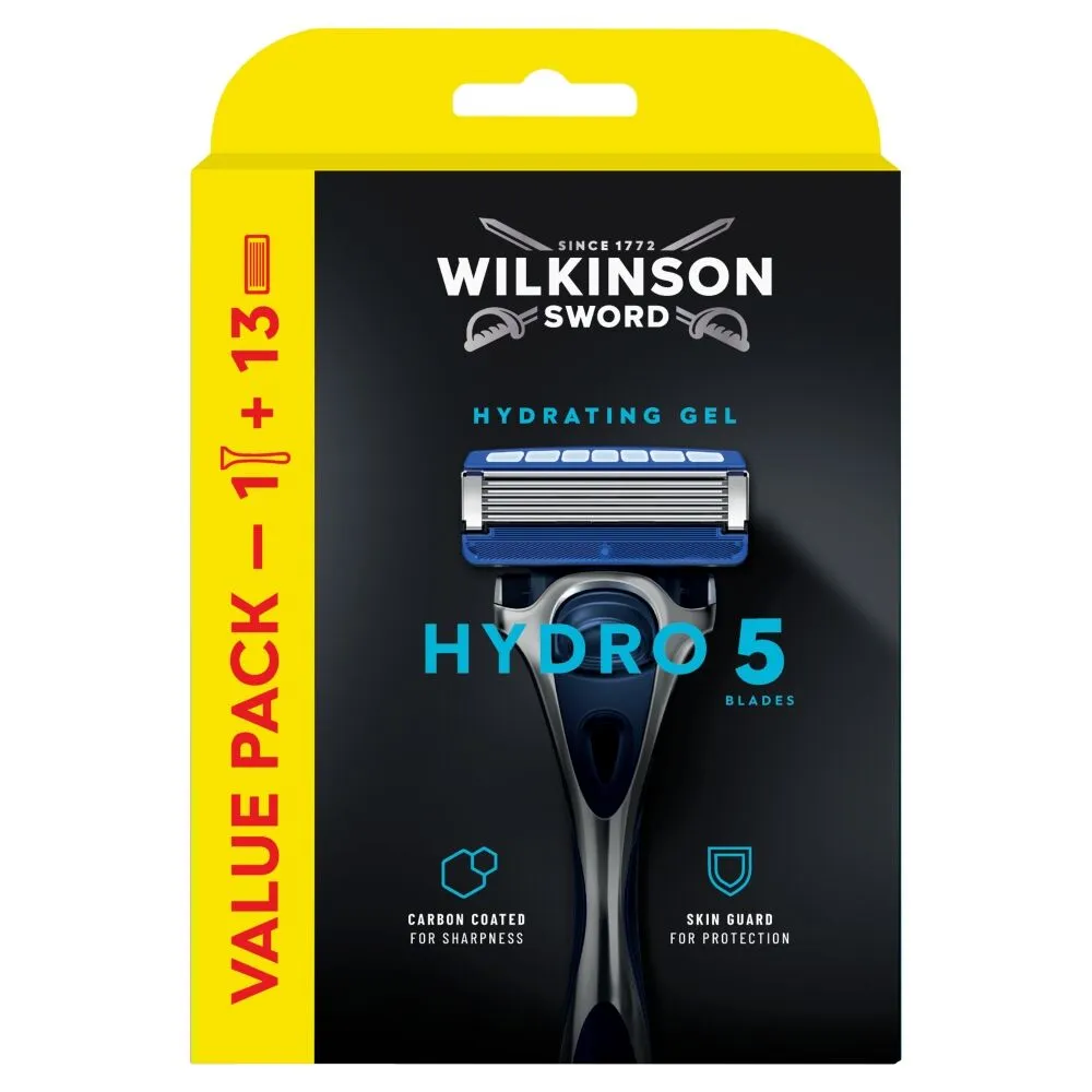 Wilkinson Hydro 5 Value Pack Maszynka do golenia + 13 szt. wkładów