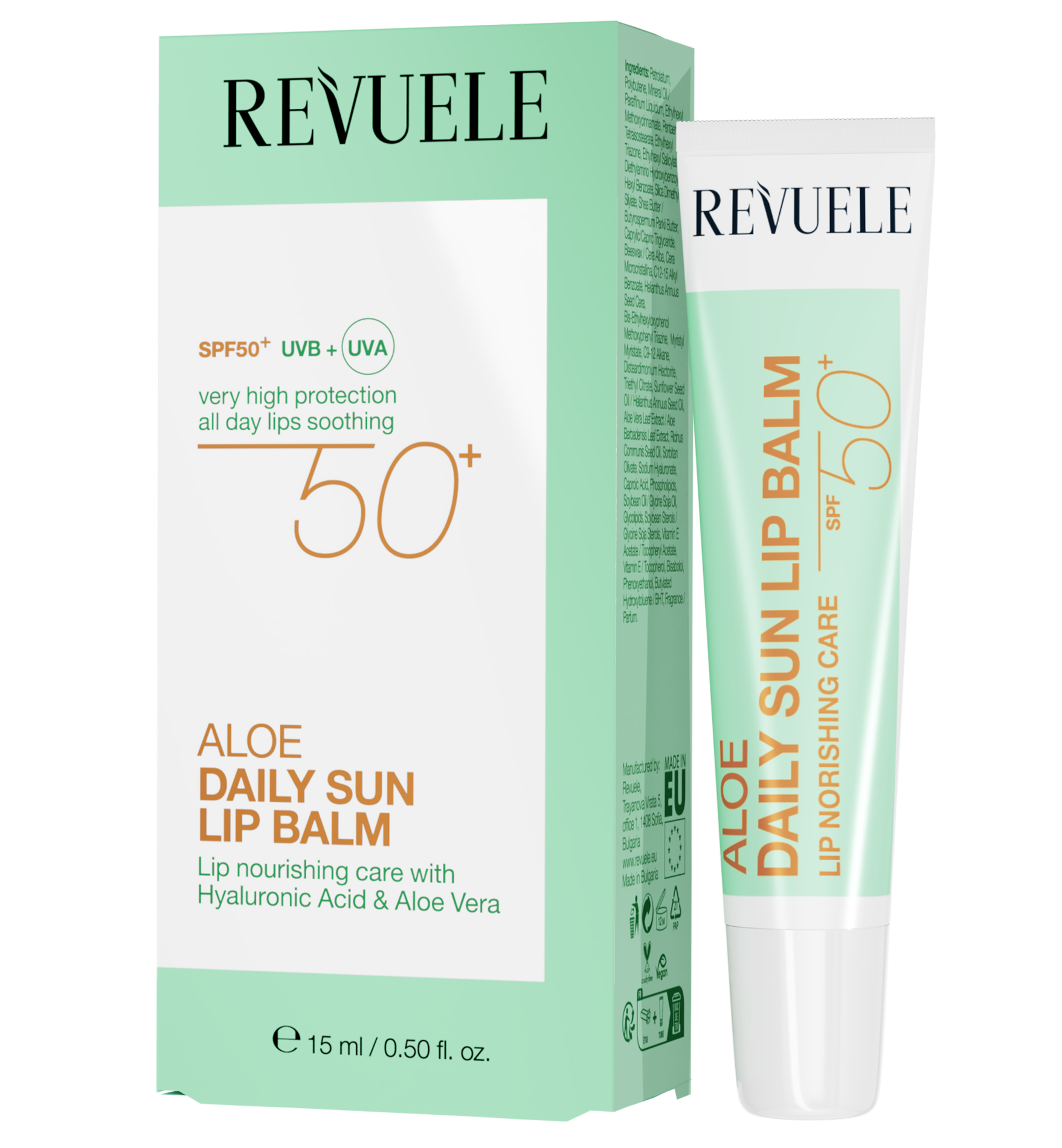 Balzam za usne za dnevno sunčanje s aloe verom SPF50 Zaštita za usne