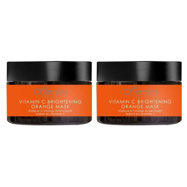 skinChemists Rozjaśniająca maska z witaminą C, opakowanie podwójne 2 x 50 ml