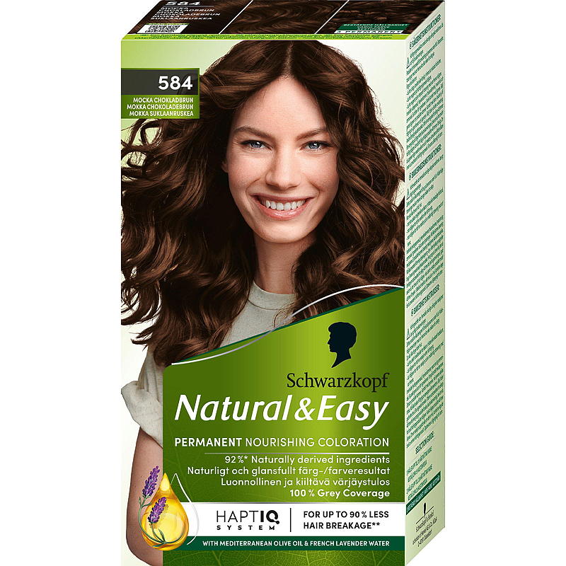 Natural&Easy hårfarve Natural &Easy 584 Chokoladebrun