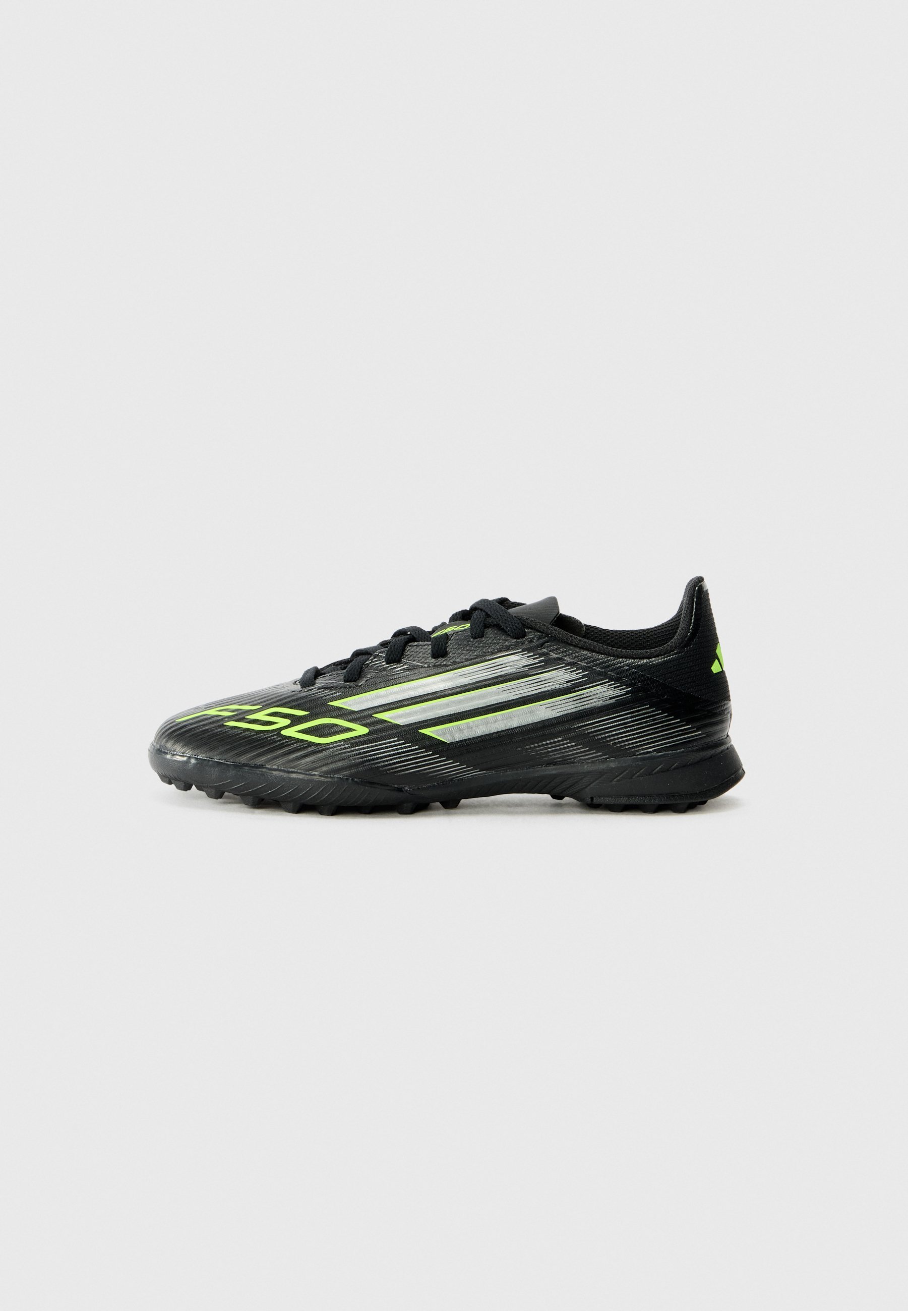 adidas Performance F50 LEAGUE UNISEX - Turf voetbalschoenen - core black/iron/lucid lemon