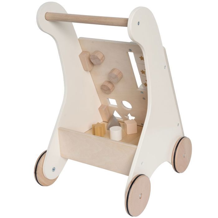 Aktivitätswagen – JABADABADO – Creme – Holz – 12 Monate – Unisex