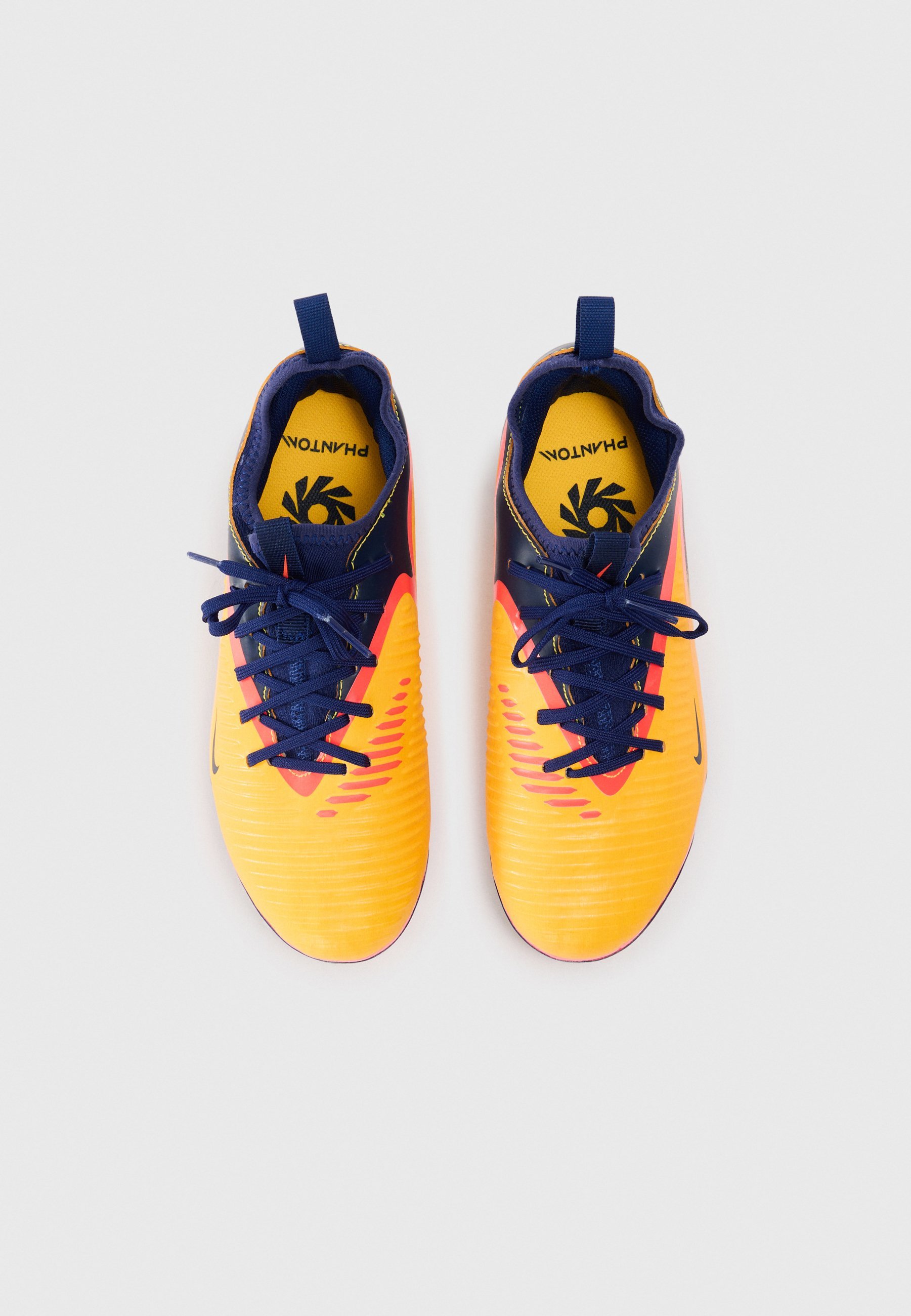 Nike Performance PHANTOM 6 UNISEX - Buty piłkarskie na twardą murawę - laserowo pomarańczowy/cytrynowa jadowita/niebieska pustka