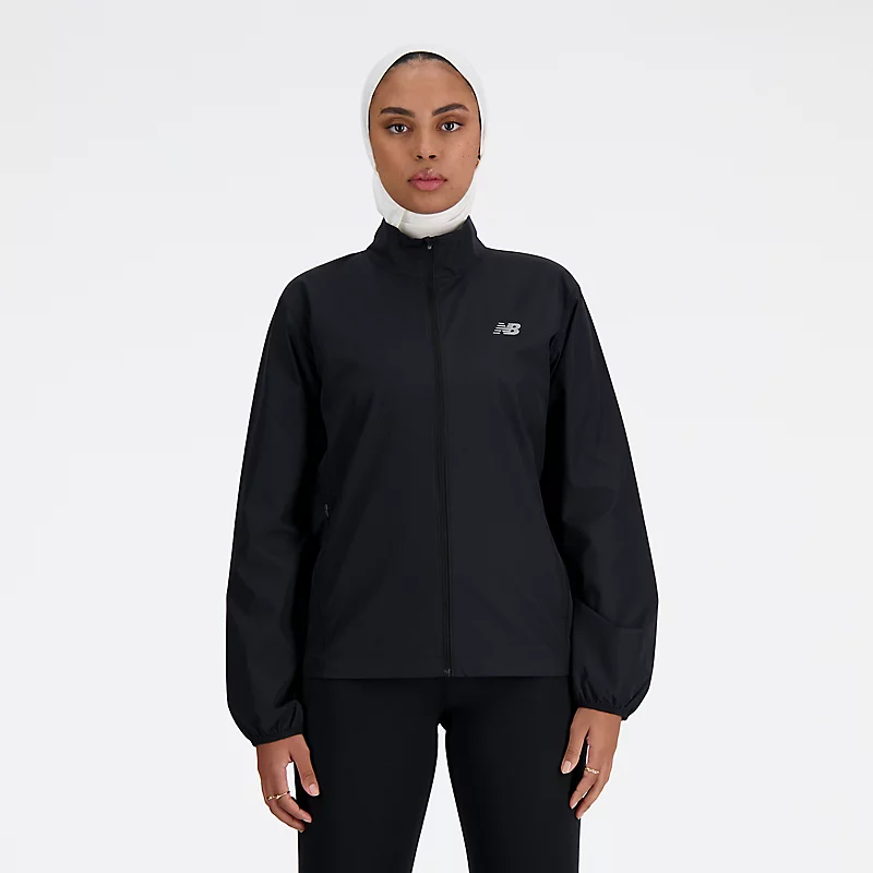 Damen-Sportjacke Essentials - SCHWARZ