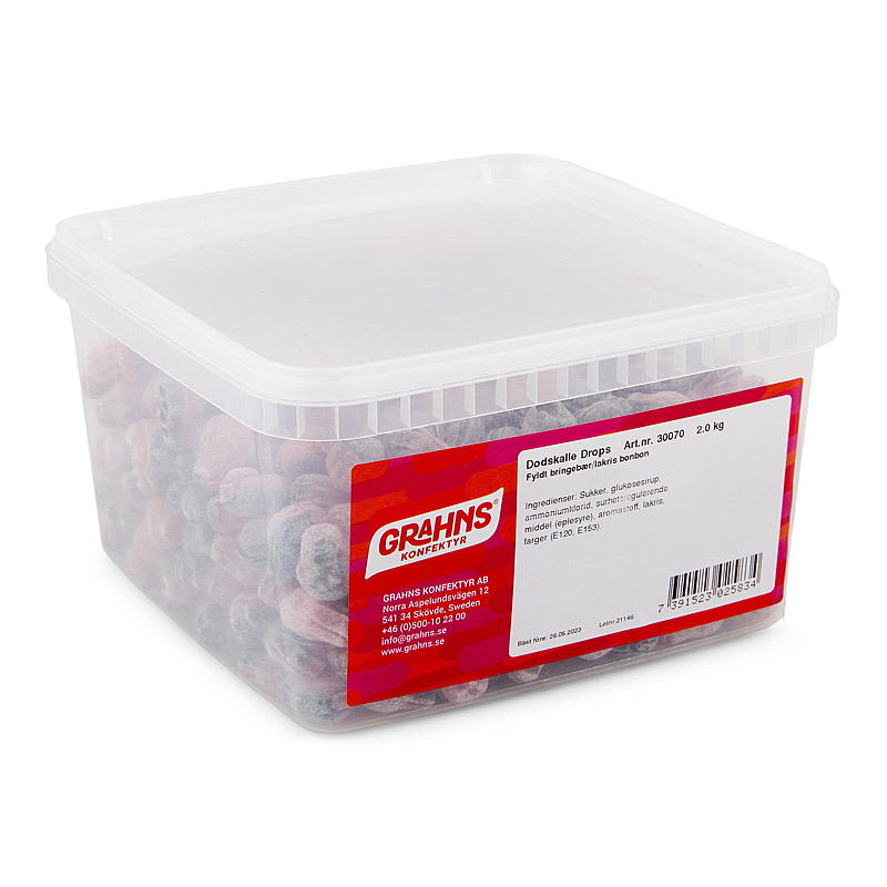 KnallGoodt Bringebær/lakris 2 kg