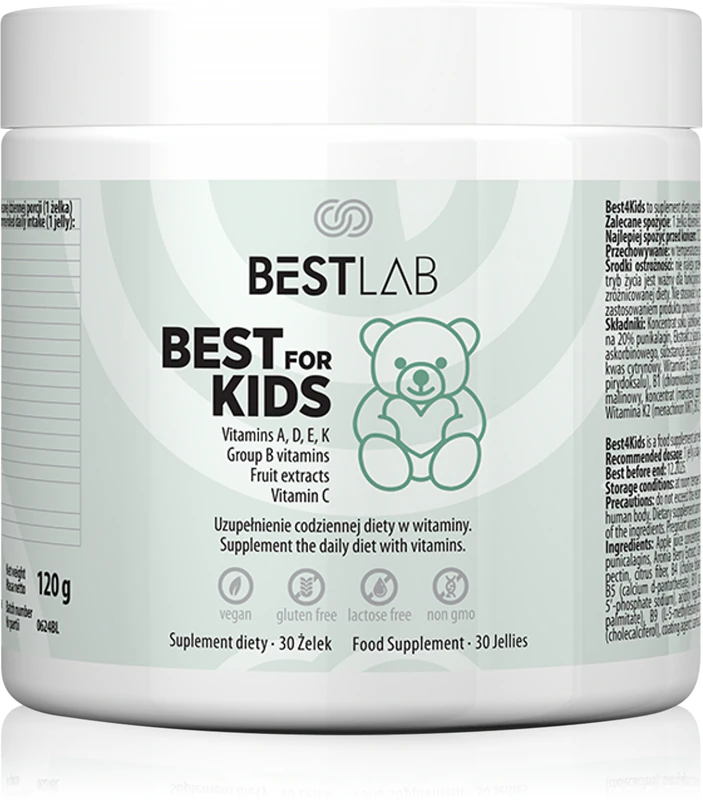 BESTLAB Best4Kids suplemento multivitamínico para crianças
