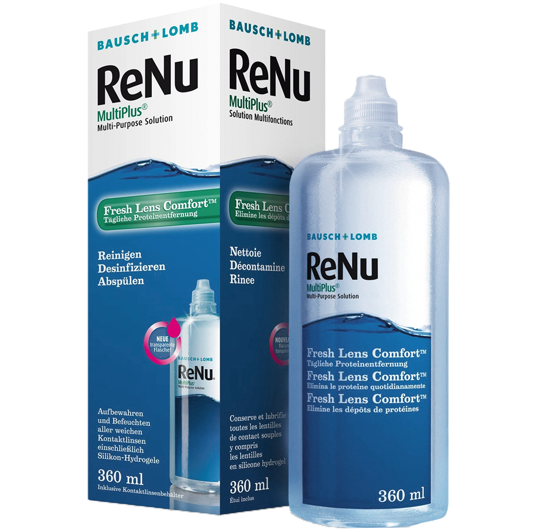 Solução para lentes de contato Renu 360ml