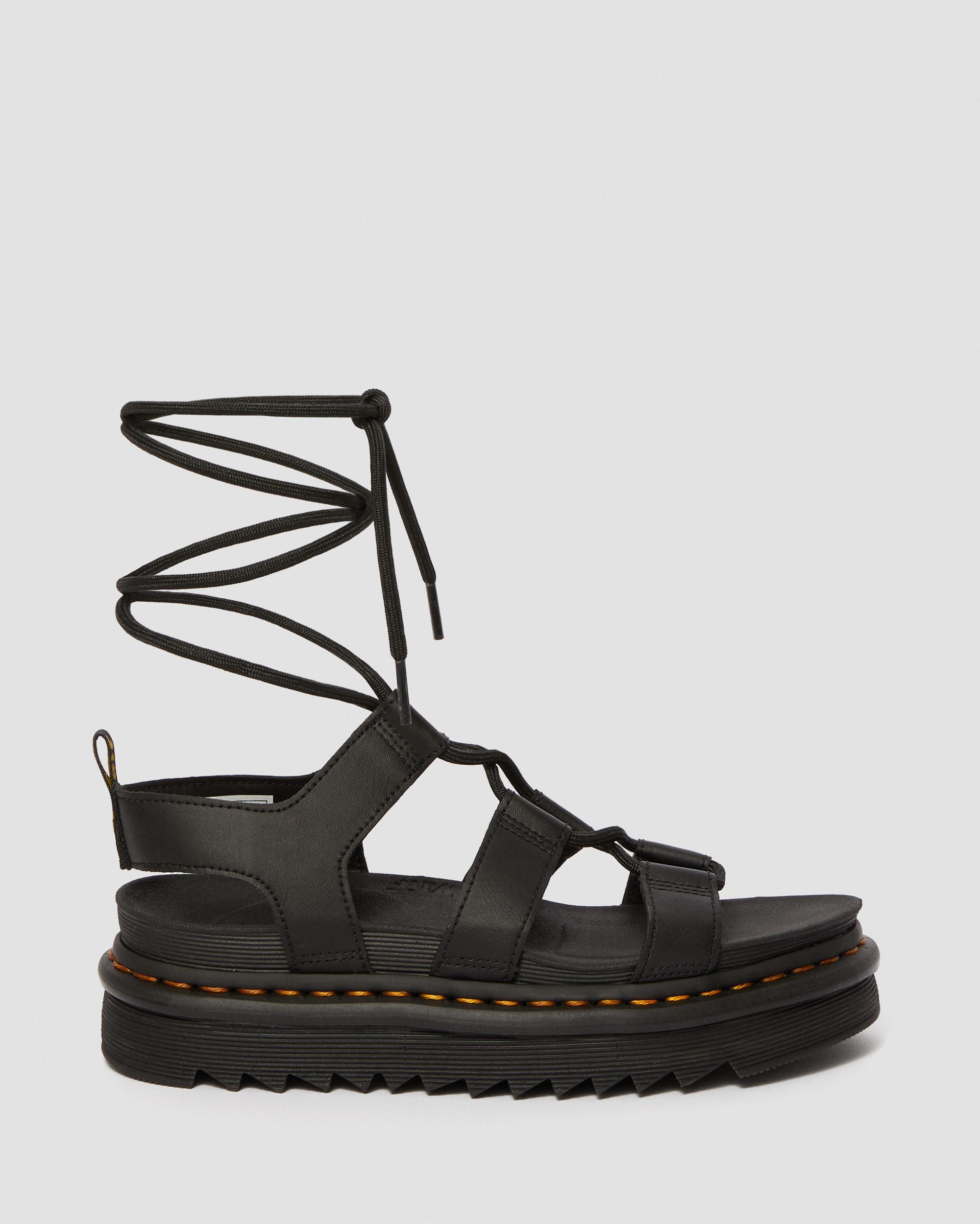 Nartilla Hydro Leder Gladiator Schnürsandalen