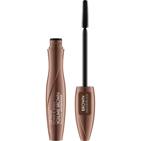 Catrice Glam & Doll Volume smeđa vodootporna maskara<br>10 ml