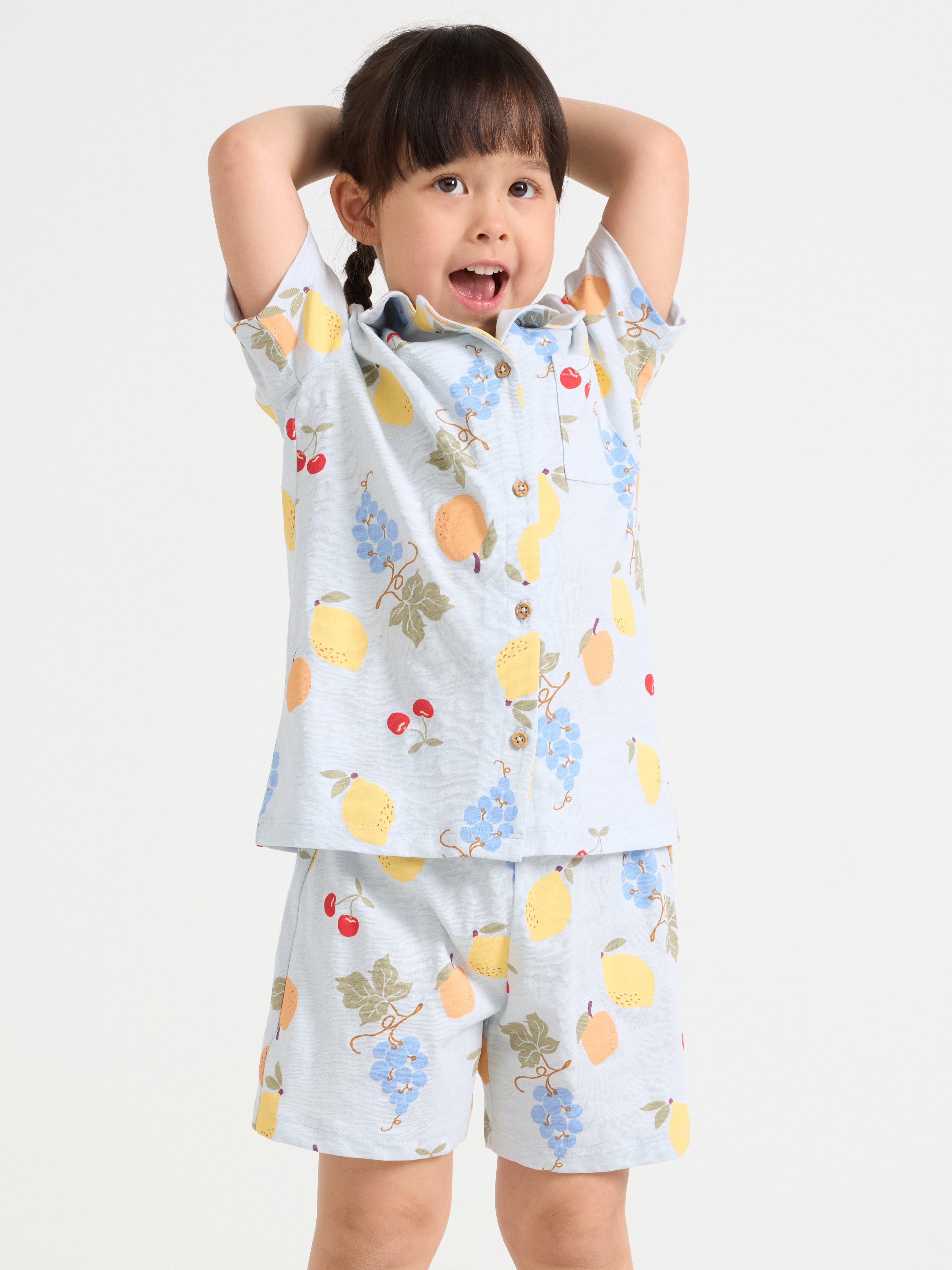 Pyjamasset Azul Acinzentado