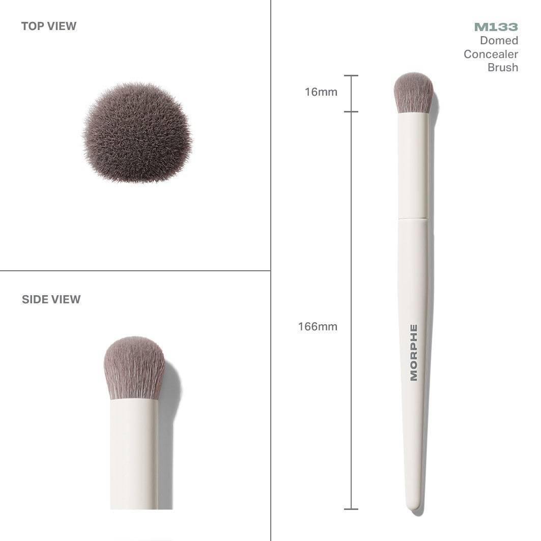 Morphe четкица за коректор M133, закривљена четкица за коректор – 1 комад