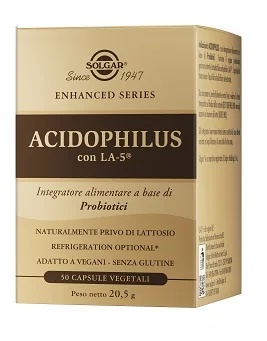 SOLGAR Acidophilus 50 pflanzliche Kapseln Für das Wohlbefinden des Darms