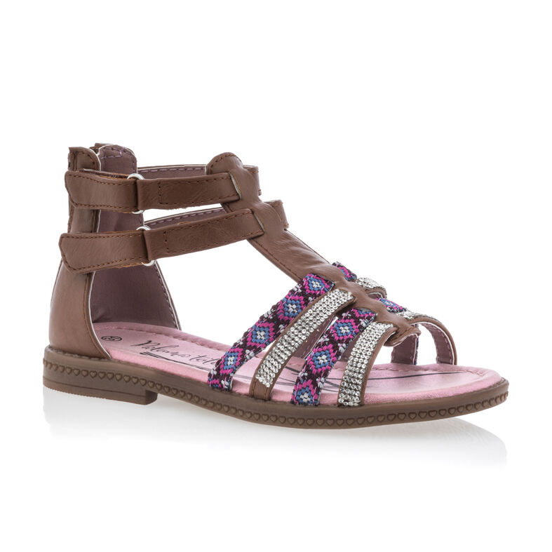 Sandalias marrones/zapatos abiertos para niñas