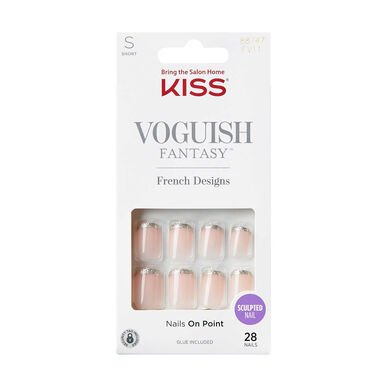 Kiss Voguish Short Squoval Bisous tekokynnet 1 un 1 un