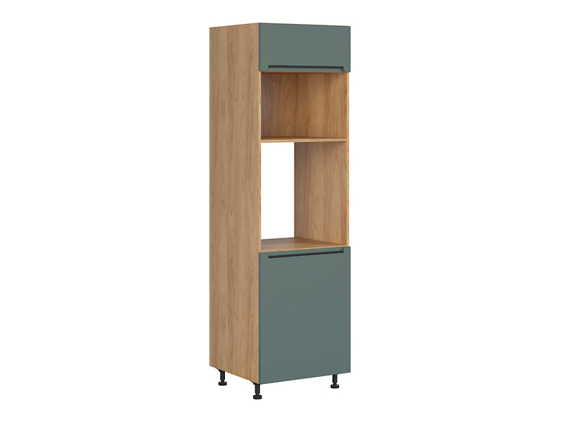 Szafka pod zabudowę piekarnika Iris 60 cm lewa zieleń boho
