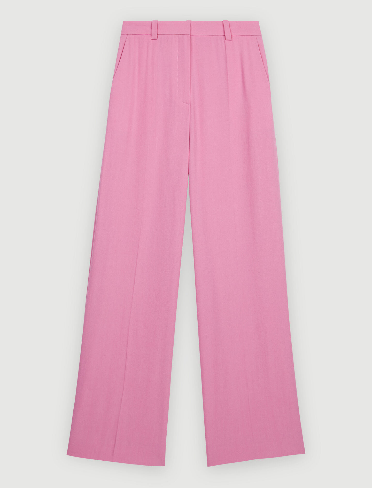 Pantaloni fluidi de costum - rose bonbon
