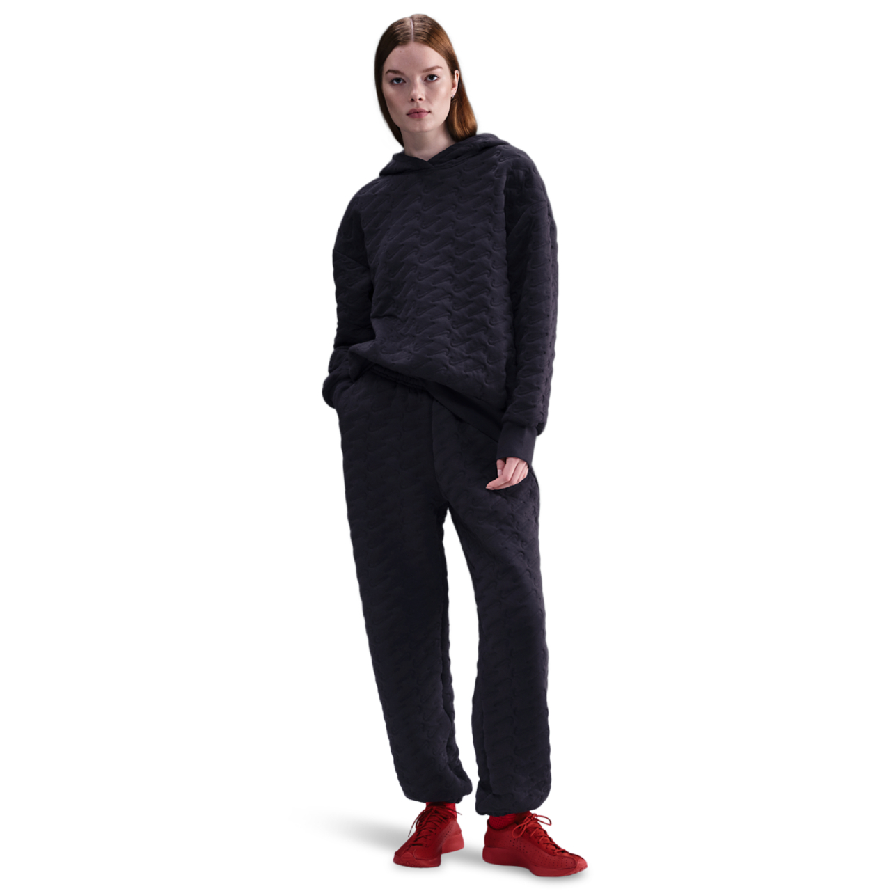 Nike Sportswear Phoenix Jacquard hættetrøje