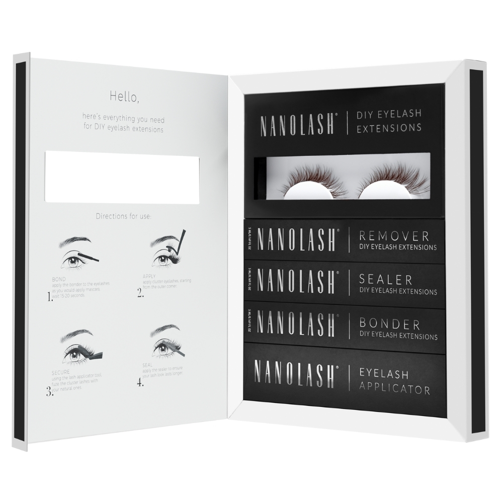 Nanolash DIY Eyelash Extensions Starter Kit Brown
