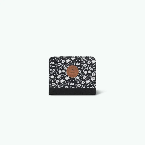 Cabaia Portefeuille Medium Catane noir et blanc