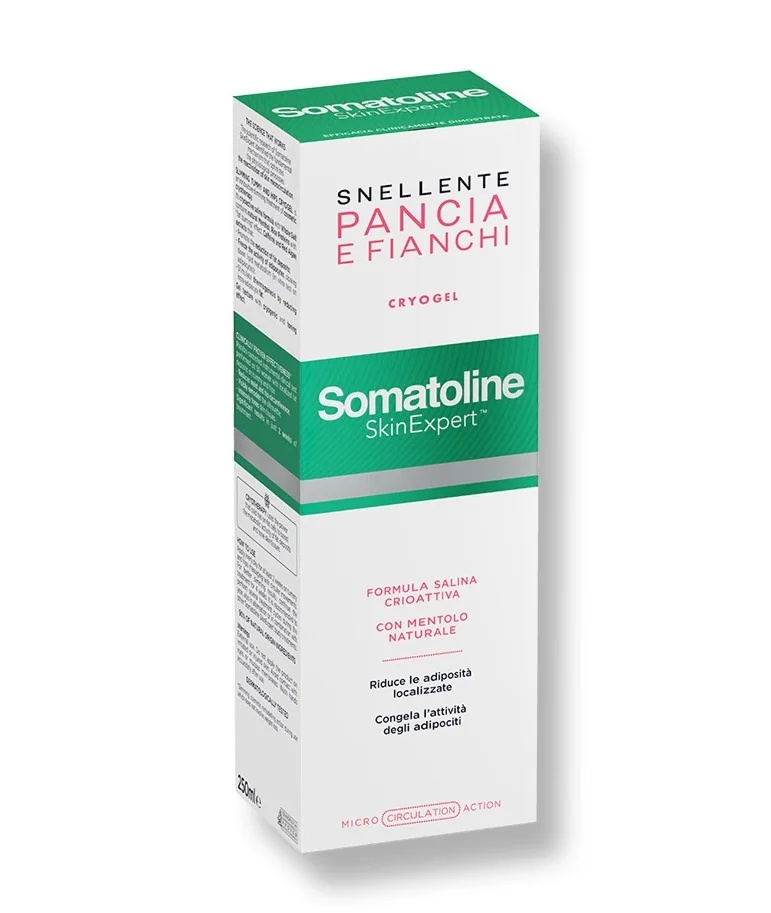 SOMATOLINE Somatoline Cosmetic Cryogel Minceur Ventre Hanches 250 ml Graisse localisée