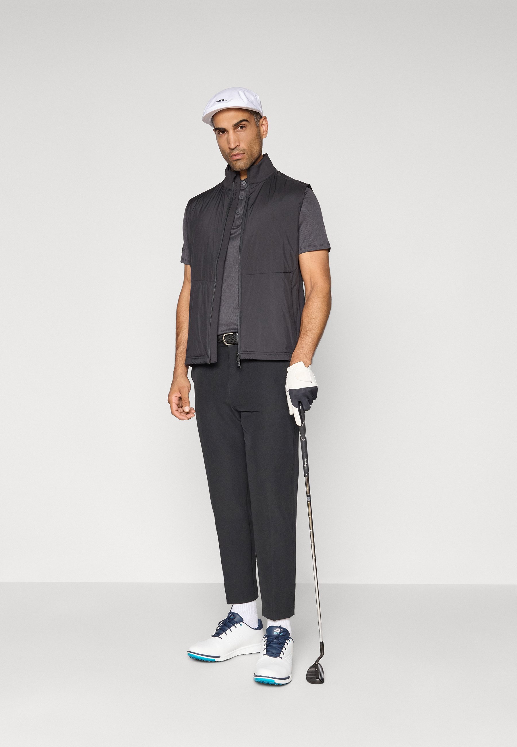 Gilet Callaway in media misti - colore caviale