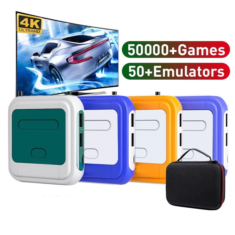Super Console X Pro Retro Game Console, Support 50000+ Games 50+ Emulators For PSP DC PS1 N64 etc, 4K HD Output, Christmas Gift