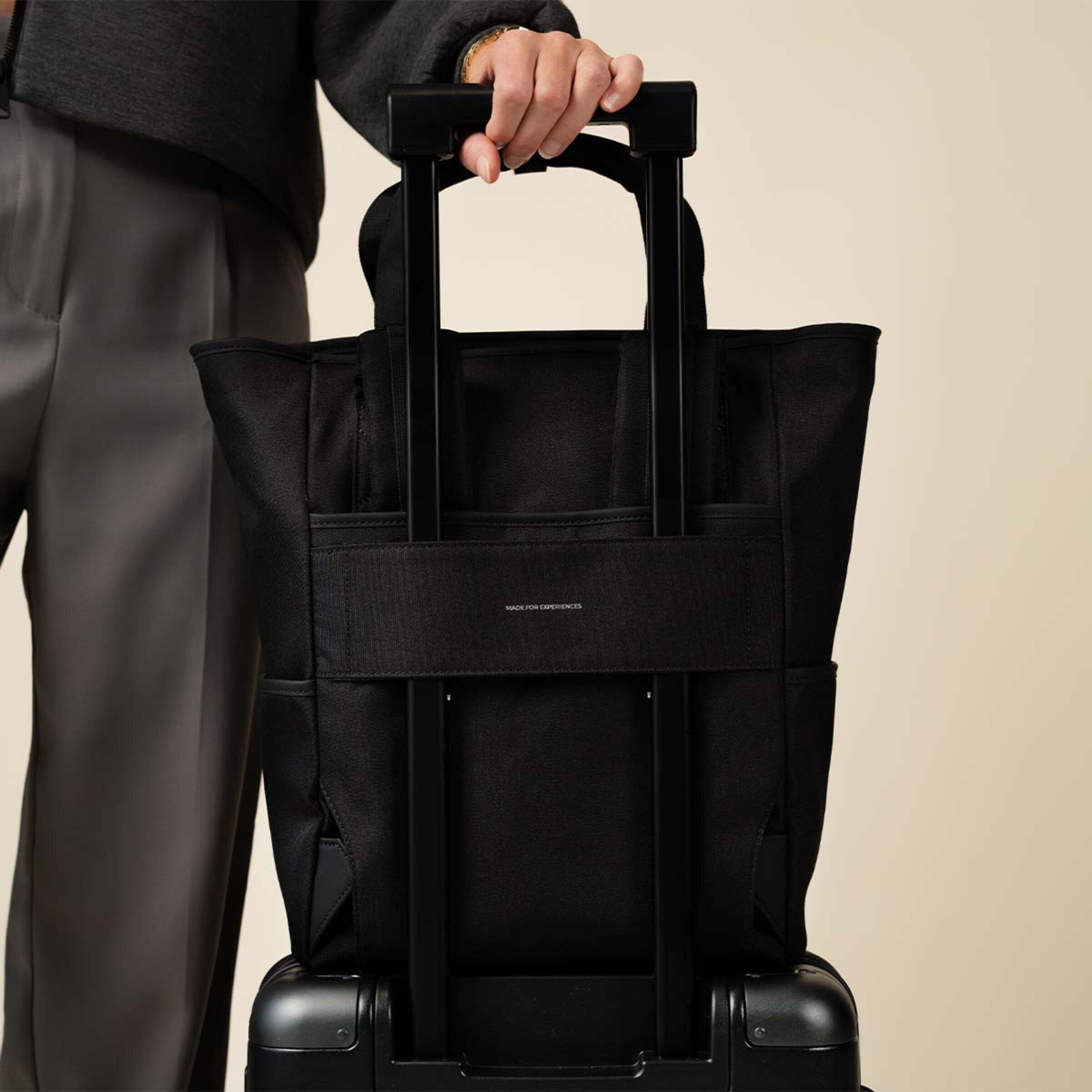 Sac à dos à langer Lindby tout noir