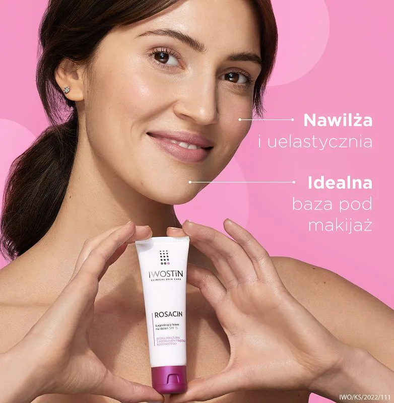 Iwostin Rosacin Łagodzący krem na dzień SPF 15