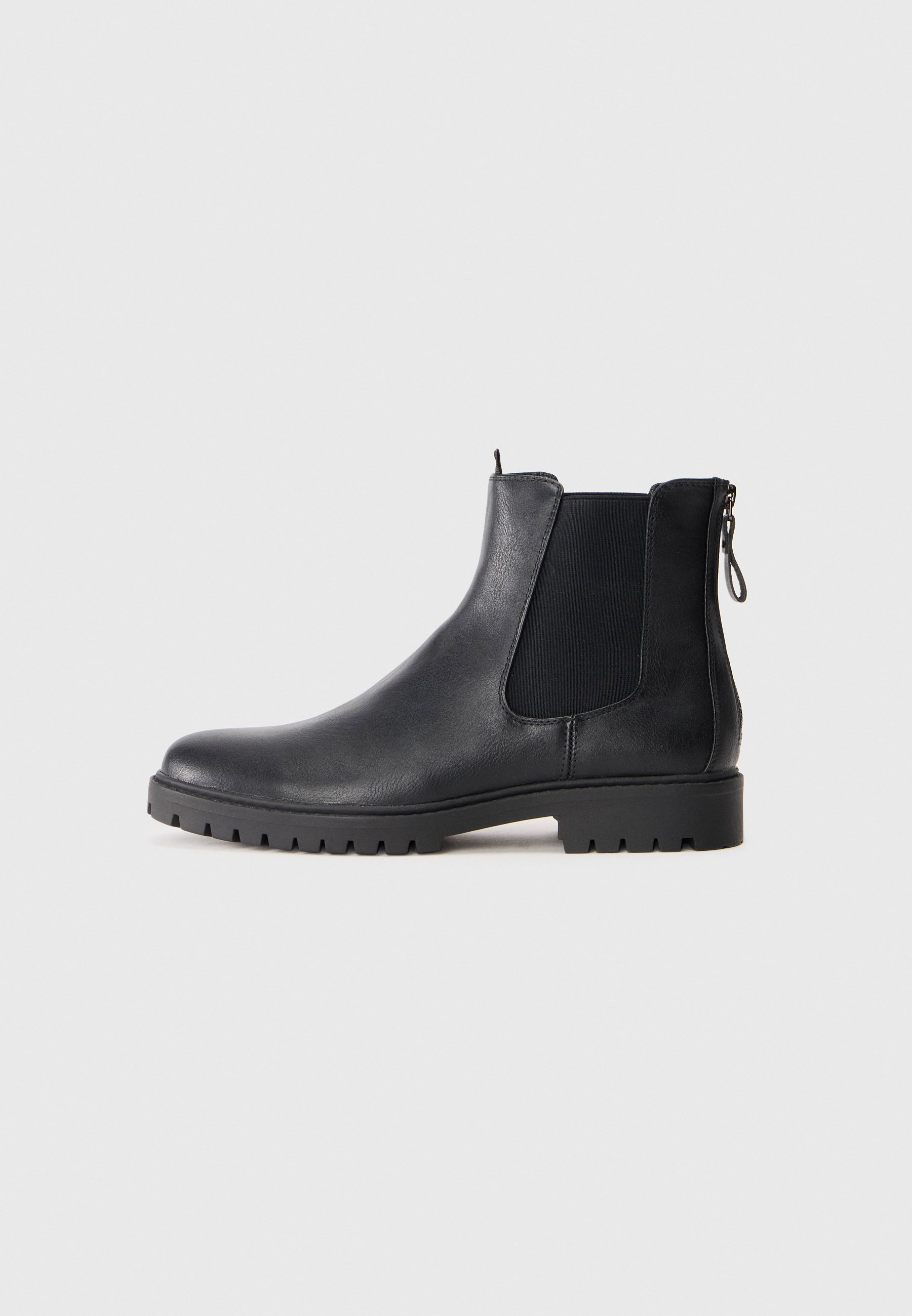 Pier One UNISEX - Klassieke enkellaarsjes - zwart