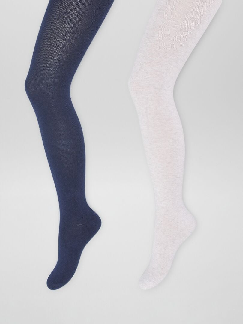 Conjunto de 2 medias - Azul/Blanco