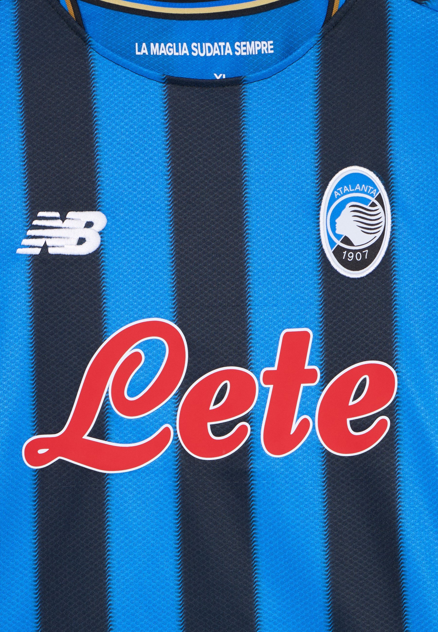 Maillot domicile New Balance Atalanta Youth manches courtes unisexe - Tenue de club - bleu